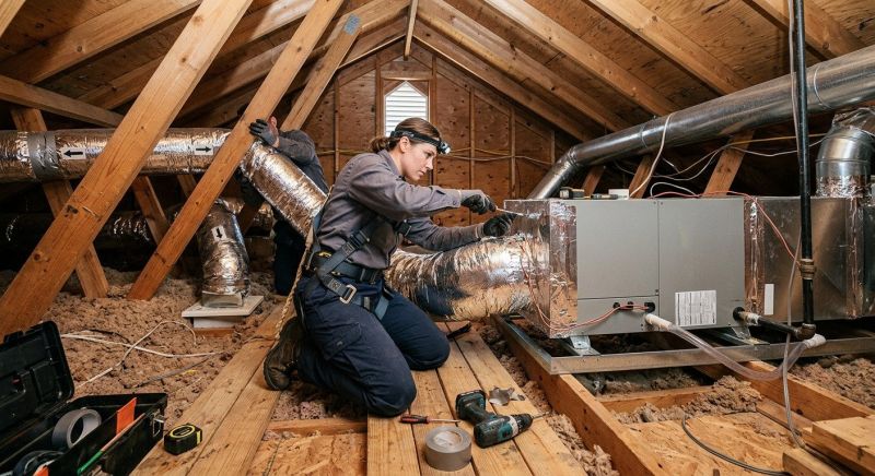 Attic Furnace Installation in Annapolis, MD