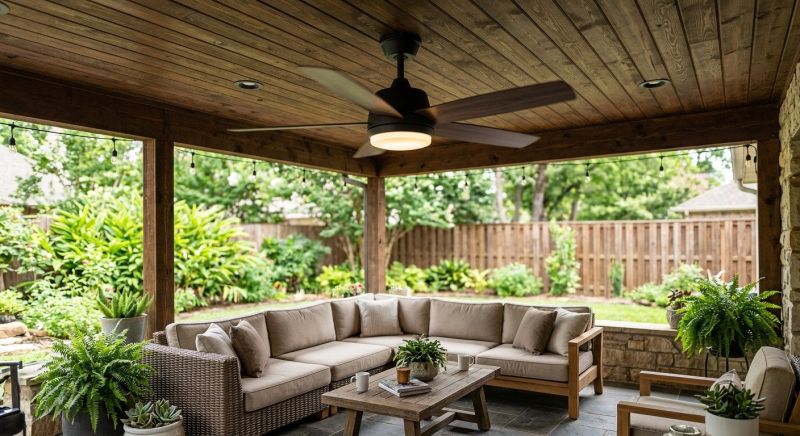Gazebo Fan Installation in Kansas City, KS